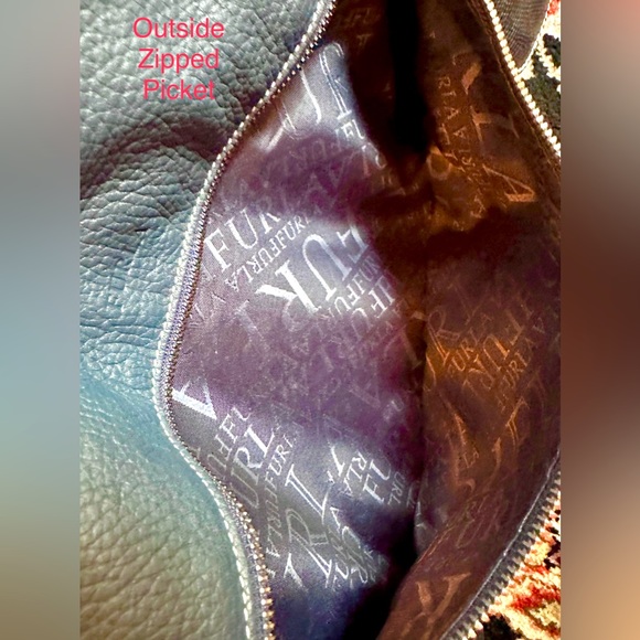 FURLA GENIUNE SOFT ITALIAN LEATHER HANDHELD/SHOULDER BAG-GOOD VINTAGE CONDITION - Picture 8 of 16